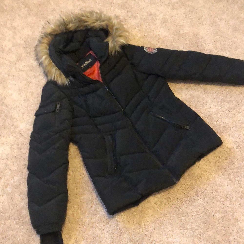 Juniors Madden NYC Puffer Coat Sz L